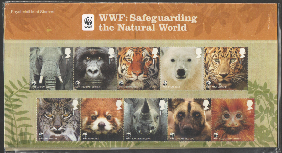 (image for) 2011 World Wildlife Fund Presentation Pack 454 - Click Image to Close